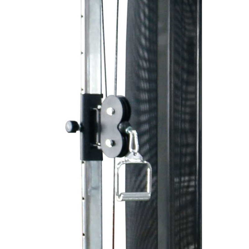 Toorx CSX-70: Estación de Poleas Duales Compacta con Pila de Pesos 100 kg (2x50 kg), Poleas Alta/Baja