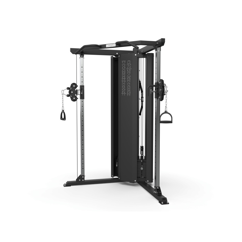 Toorx CSX-2500: Estación Poleas Duales Profesional con Ratio 1:1/1:2, Pila de Pesos 120 kg (2x60 kg) y Estructura Robusta