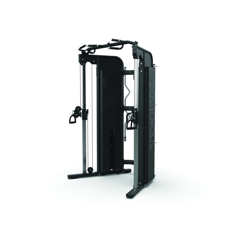 Toorx CSX-3500: Estación Doble polea Profesional con Pila de Pesos 180 kg (2x90 kg), Diseño Sólido y Estética Moderna