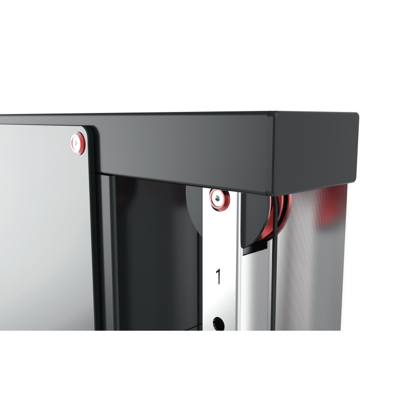 Toorx PRX-3000: Doble Polea regulable Compacta con Pila de Pesos 50 kg, Diseño Super Slim y Estética Premium