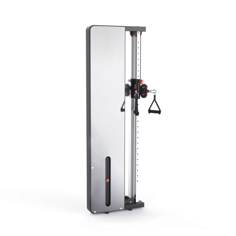 Toorx PRX-3000: Doble Polea regulable Compacta con Pila de Pesos 50 kg, Diseño Super Slim y Estética Premium