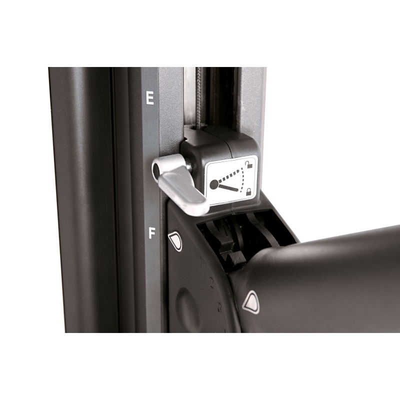 Toorx PRX-5000: Doble Polea Compacta con Resistencia Magnética 50 kg, Brazos Regulables y Consola Espejo