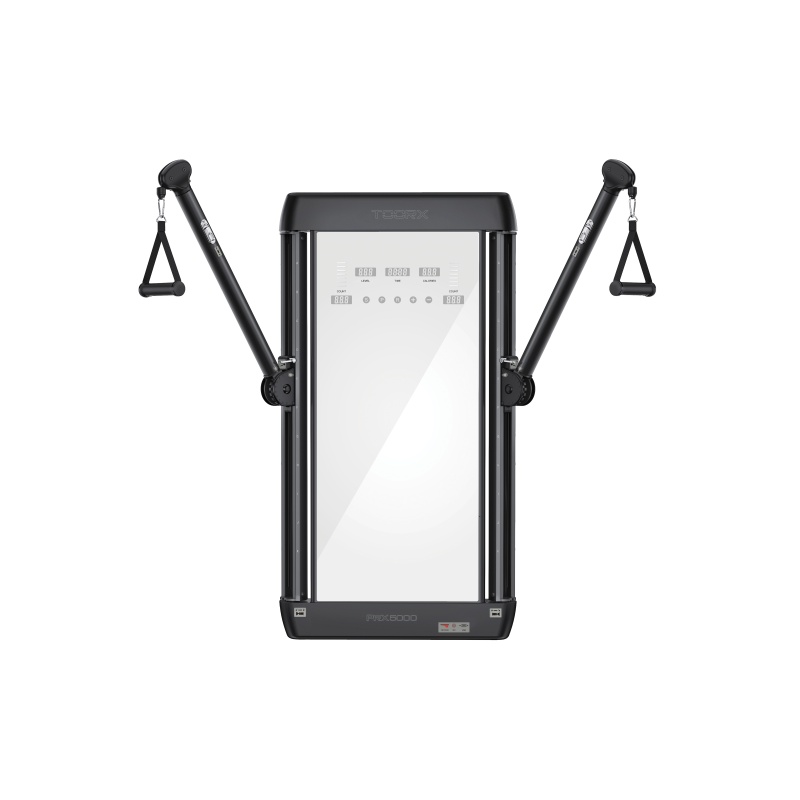 Toorx PRX-5000: Doble Polea Compacta con Resistencia Magnética 50 kg, Brazos Regulables y Consola Espejo