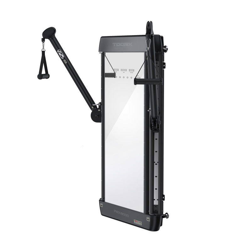 Toorx PRX-5000: Doble Polea Compacta con Resistencia Magnética 50 kg, Brazos Regulables y Consola Espejo