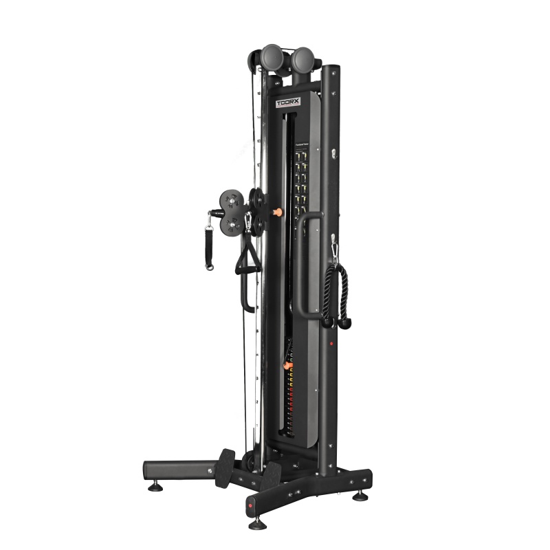 Toorx CSX-2000: Columna poleas Autoportante con Pila de Pesos 70 kg