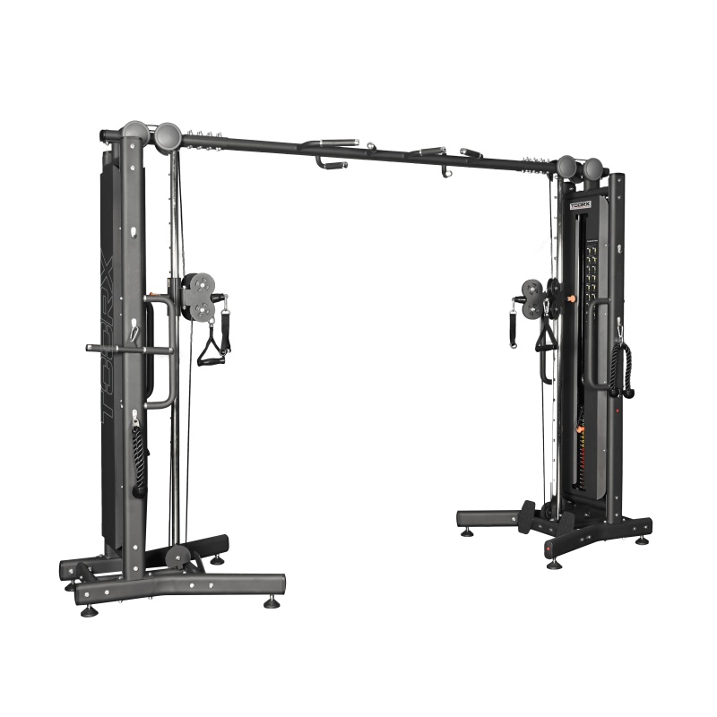 Toorx CSX-6000: Cable Crossover Profesional con Pila de Pesos 140 kg (2x70 kg), Opción Ampliación y Diseño Robusto