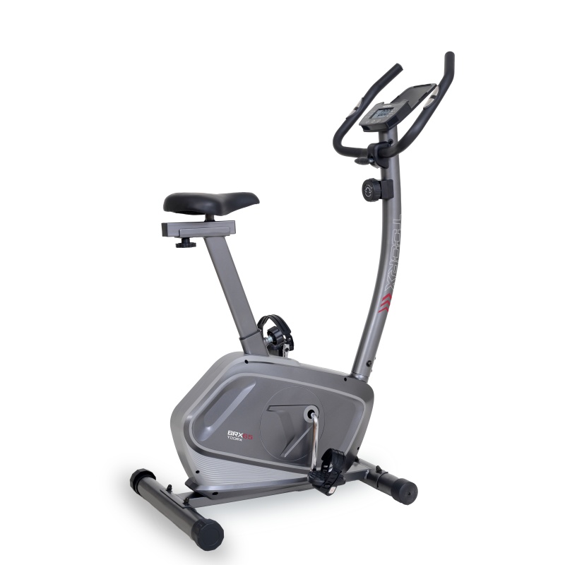 Toorx BRX-65: Bicicleta Estática con Resistencia Magnética Manual 8 Niveles y Volante 7 kg Soporte Dispositivo
