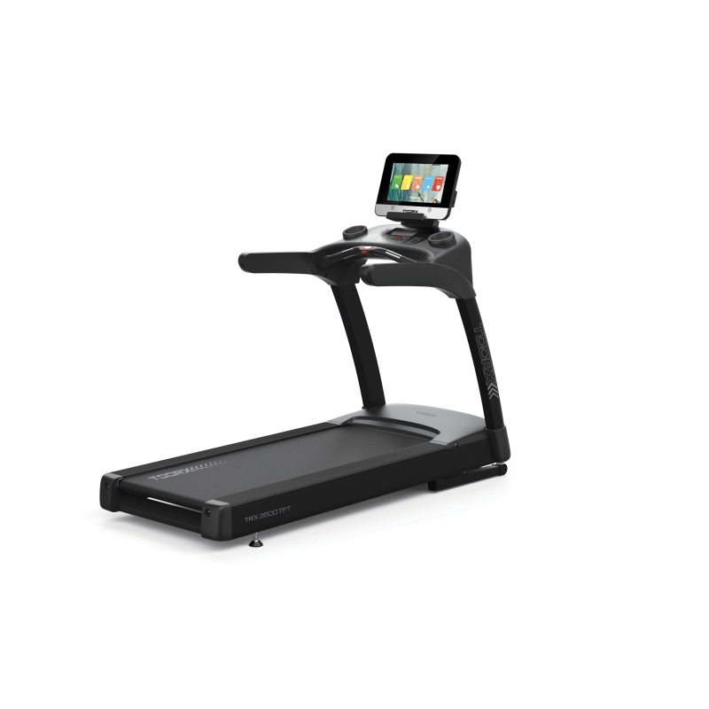 Cinta de Correr Profesional TRX-3500 TFT Toorx: Motor AC 4,5/7 HP, Consola TFT 15,6" HD y Apps Multimedia