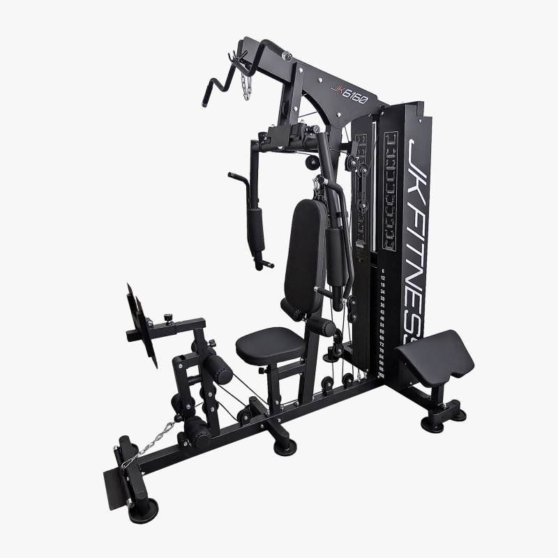 JK Fitness JK6160: Multifunción 102 kg Prensa de Piernas Horizontal, Brazos Ajustables y Robustez
